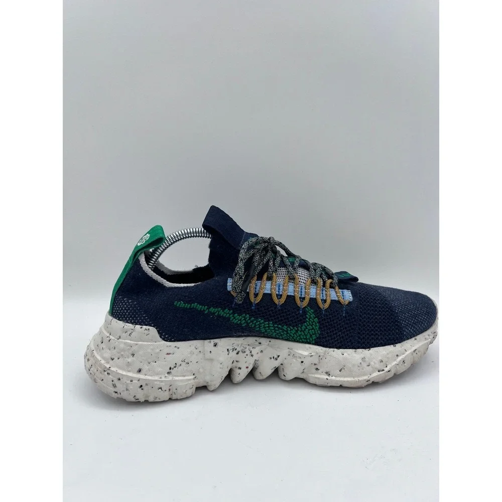 Nike Space Hippie 01 Obsidian Blue Green Crater Foam‎ DJ3056-400 Mens 9.5